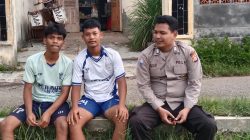 BHABINKAMTIBMAS POLSEK MUNCANG SAMBANG WARGA DESA BINAAN SAMPAIKAN PESAN KAMTIBMAS