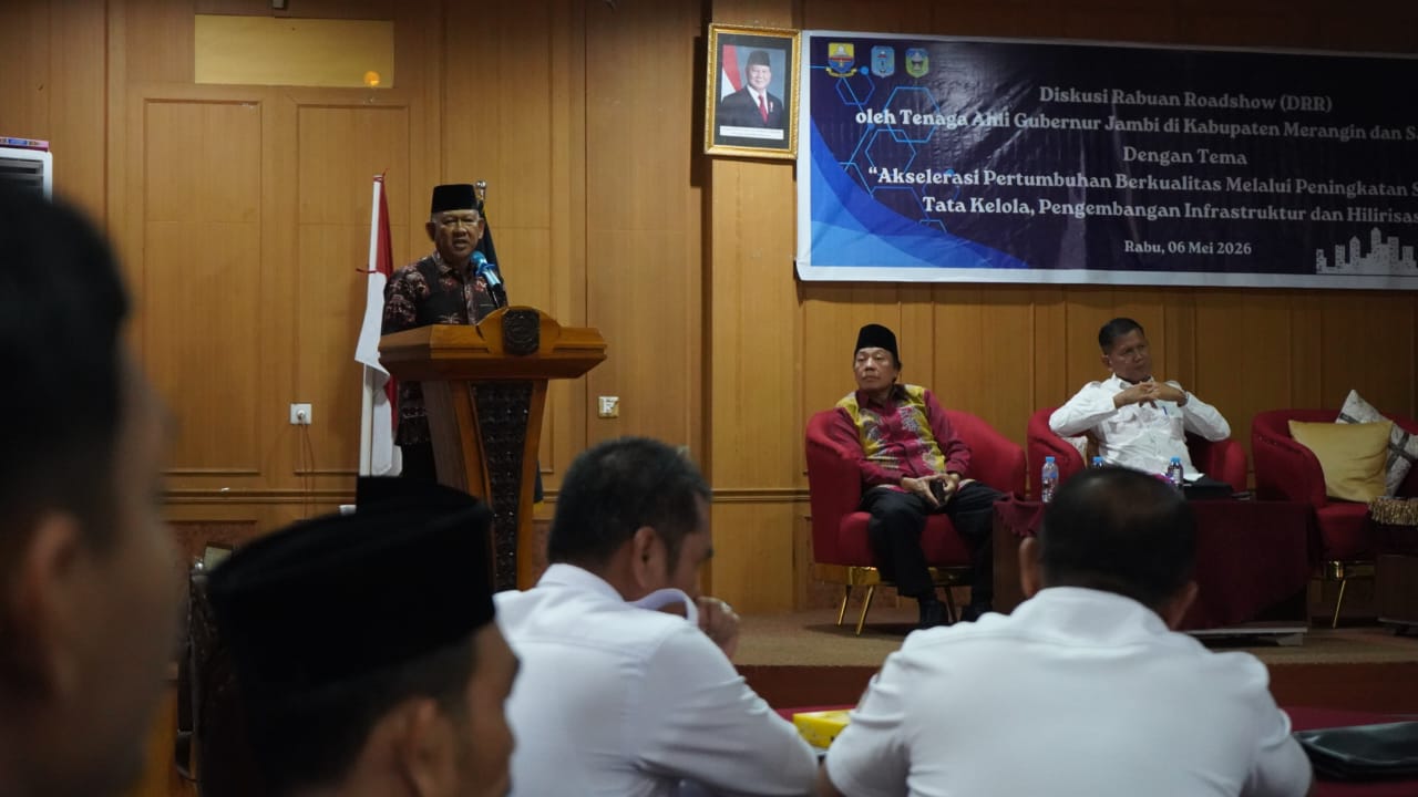Pemkab Merangin dan Sarolangun Gelar Diskusi Rabuan Bersama Tenaga Ahli Gubernur