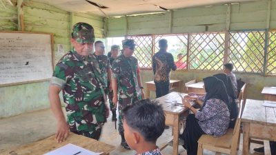 Danrem 042/Gapu Tinjau Langsung Progres TMMD ke-128 di Desa Sasaran