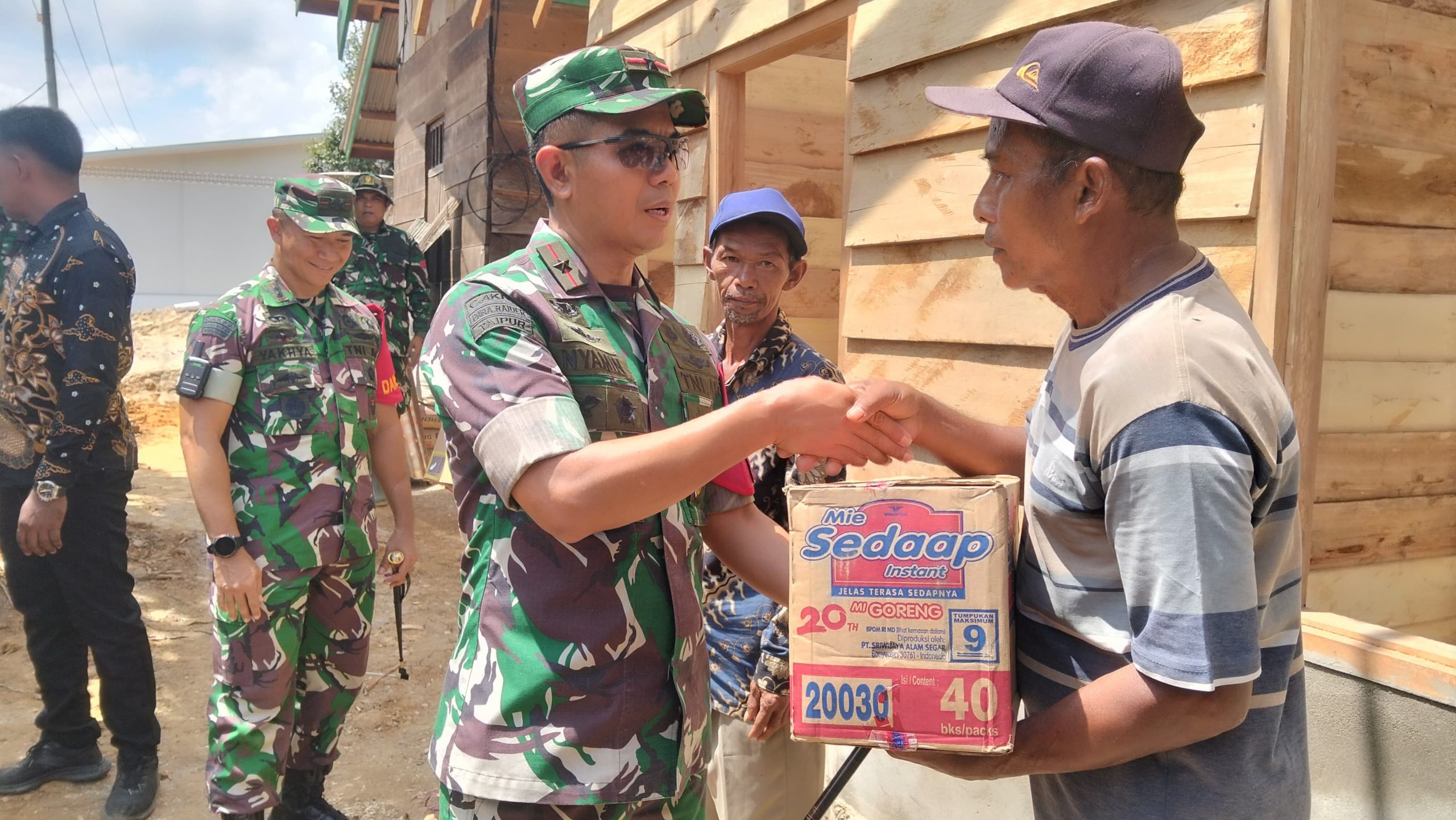 Danrem 042/Gapu Tinjau Langsung Progres TMMD ke-128 di Desa Sasaran