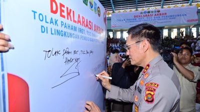 Polda Jambi Bersama Pemprov Gelar Sosialisasi Akbar Cegah Radikalisme dan Terorisme di Lingkungan Pendidikan