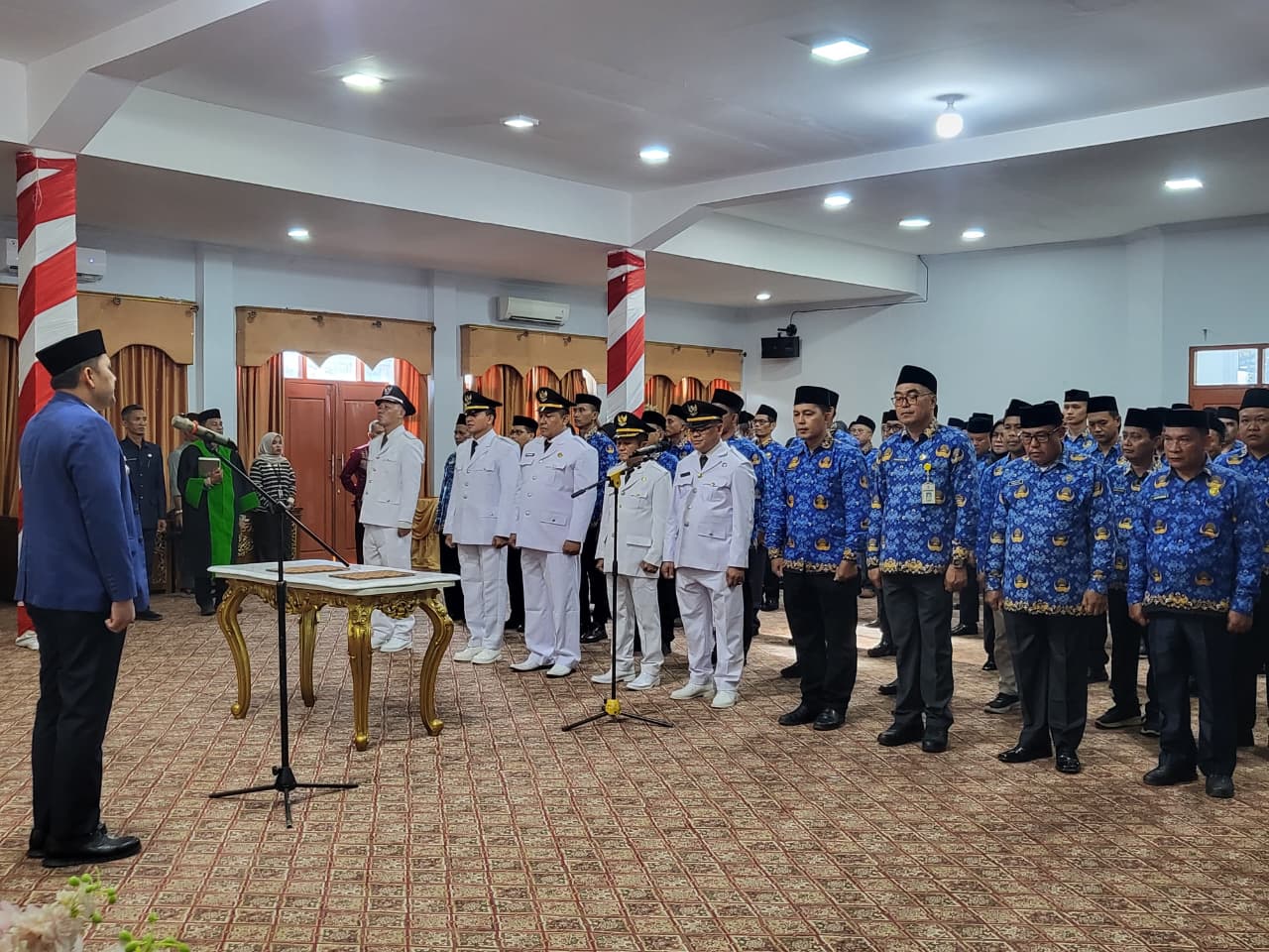 Segarkan Birokrasi, Bupati M. Syukur Lantik 80 Pejabat Eselon III dan IV, Ini Daftarnya