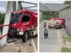 Truk Tangki BBM Tabrak Jembatan Baja di Melawi, Dentuman Keras Gegerkan Warga Belimbing