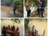 Kapolsek Rangkasbitung Polres Lebak Bersama Camat Kalanganyar,Monitoring Pencarian di Duga Korban Tenggelam di Sungai Cisimeut