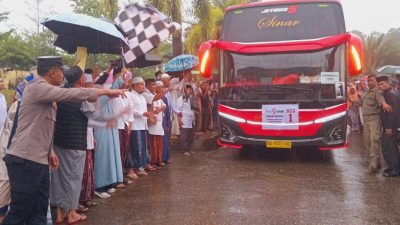 Pemkab Merangin Lepas 388 Jamaah Haji, Ibu Tumirah jadi Jamaah Tertua