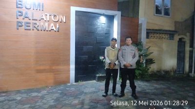Kanit Samapta Polsek Rangkasbitung Patroli Dialogis di Perumahan Palaton Antisipasi Gangguan Kamtibmas