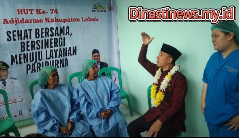 Hasbi Assidiki Jayabaya.Ucapkan selamat Milad yang ke 74 RSUD Ajidarmo